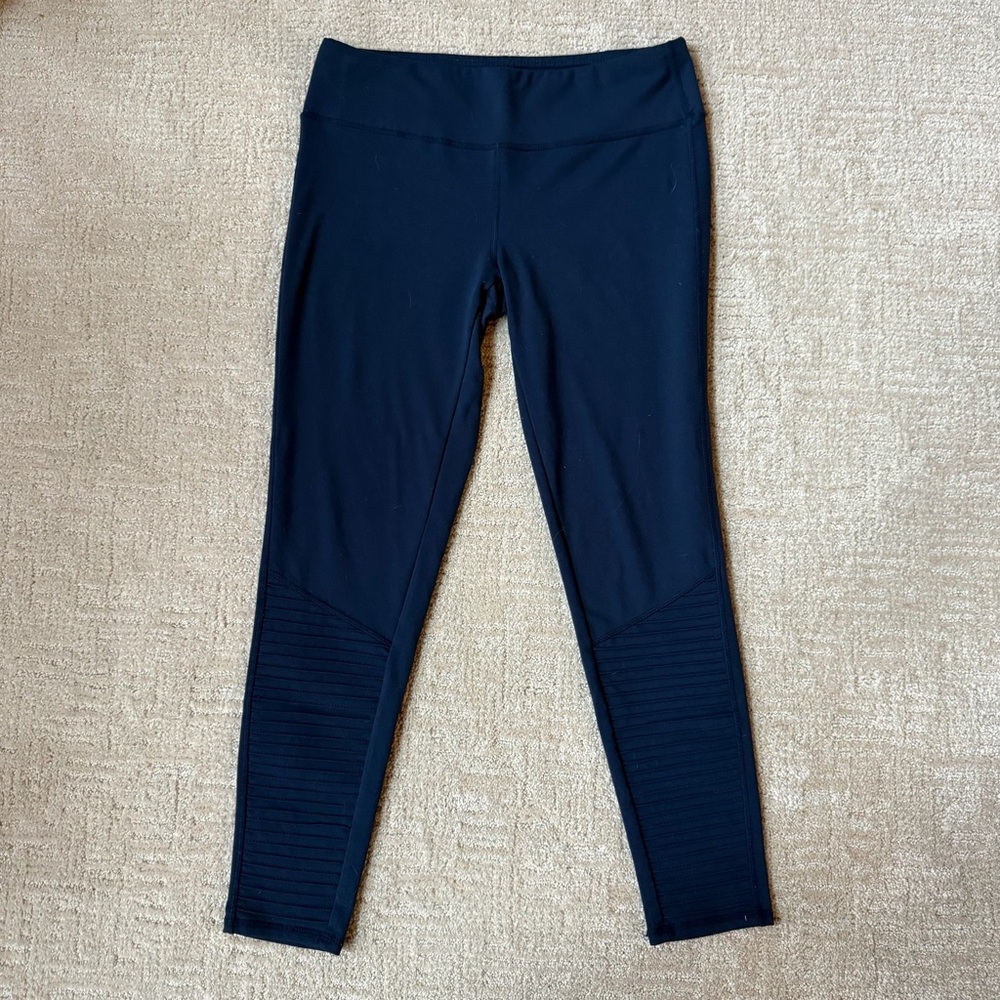 Navy High-Waisted Leggings